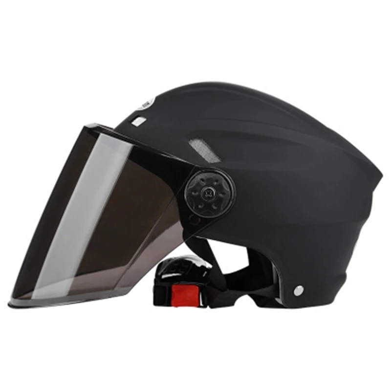 

Motorcycle Helmet Half Helmet Scooter Crash Helmet Motorbike Safety Helmet Four Seasons Helmet Unisex Sunshade Sun Protection
