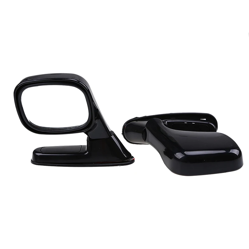 POSSBAY 2Pcs Car Hood Side Rear View Mirror Black Silver White Auto Exterior Assembly Wide Angle Universal SUV Truck - купить по