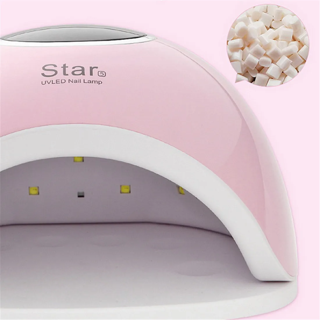 Звезда 5 72 Вт светодиодный/УФ лампа Сушилка для ногтей инструмент дизайна быстрая