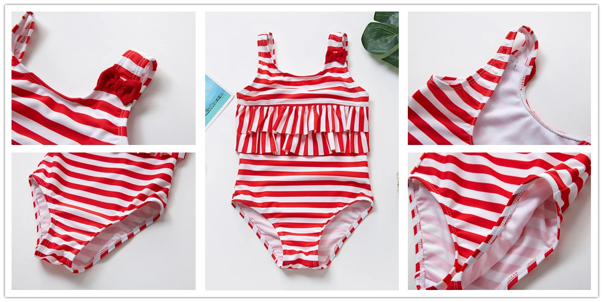 New Kids& Baby Girls Swimsuit 2~16Y Girls Swimwear Children one piece Cartoon Swimwear High quality Kids Beach wear- 9021MIX