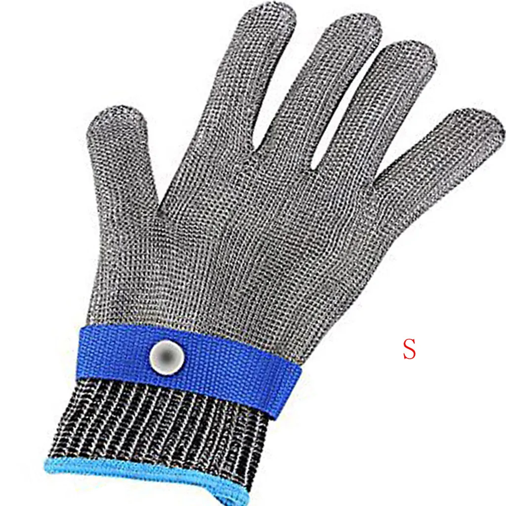 

Safety Cut Proof Stab Resistant Stainless Steel Gloves Metal Mesh Butcher gloves for cleaning the home kitchen gloves household