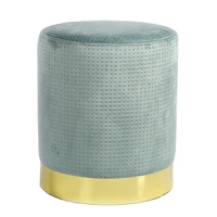 2021 wholesale new product fabric bottle ottoman frame stool for outdoor