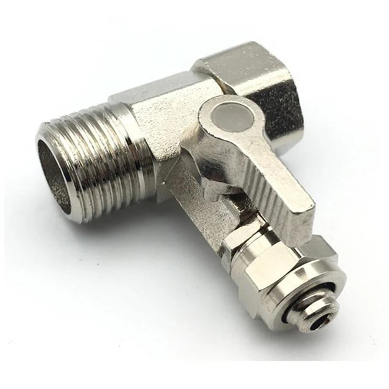 Адаптер для подачи воды из цинкового сплава от 1/2 дюйма до 1/4 кран с фильтром