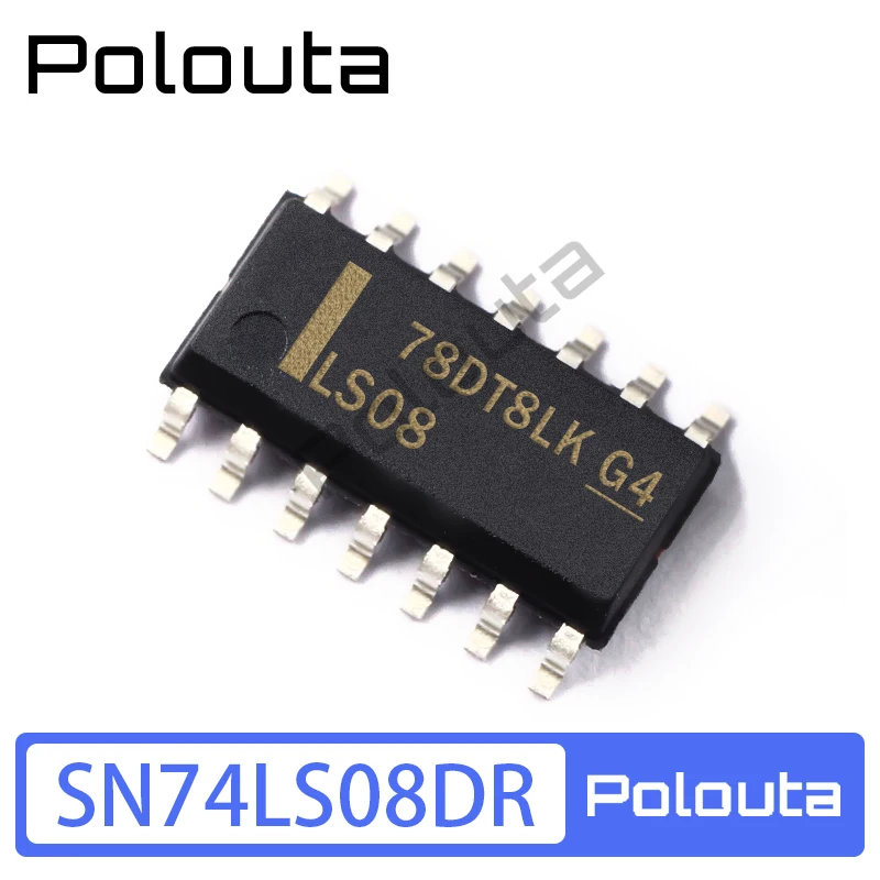 

10 Pcs/Set Polouta SN74LS08DR SOP-14 Quad 2-input Positive AND Gate IC Acoustic Components Arduino Nano Integrated Circuit