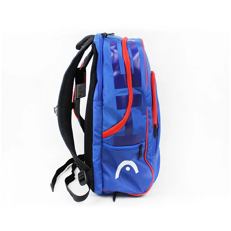 Genuine Head Tennis Backpack Team Multi-functional Sports Badminton Racket Bag For 1-2 Pcs Padel With Shoes |