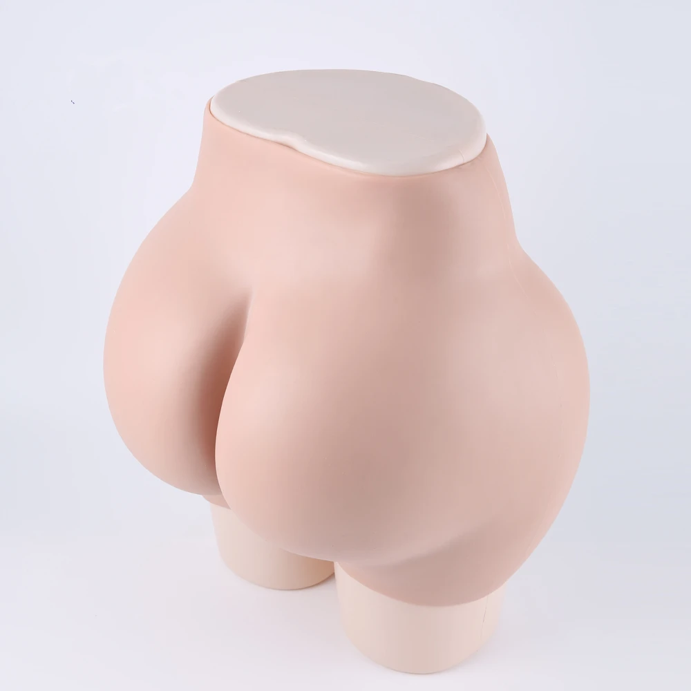 Силиконовый поддельный зад богатый ягодицы брюки с посадкой на бедрах трусы