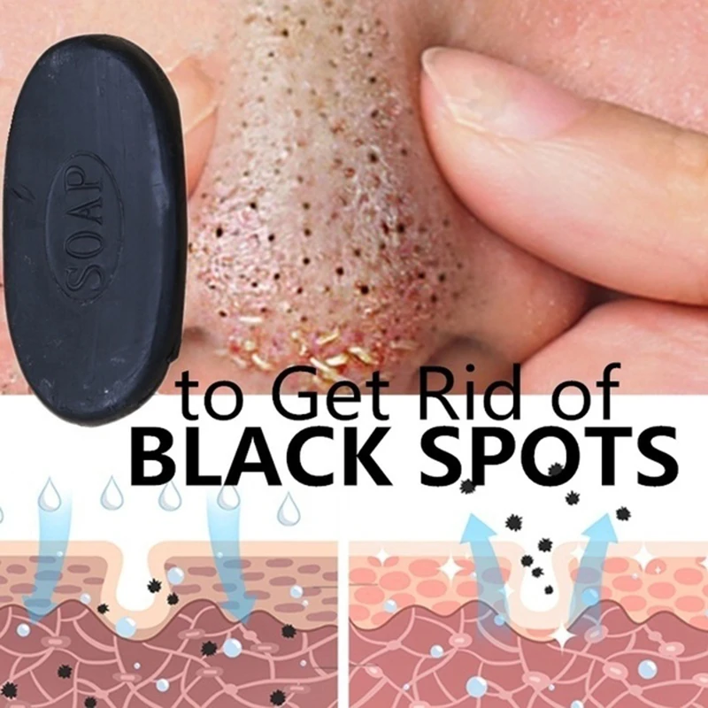 55g прополис из черного бамбукового угля мыло глубокая очистка лица тела!