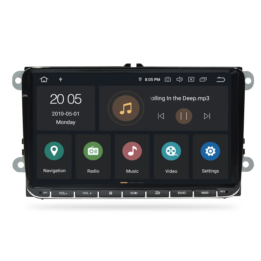Автомобильная стереосистема 9 &quotHD Android 0 для Volkswagen Polo Golf Passat Eos кролик Сирокко Tiguan