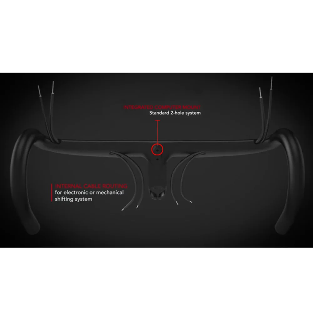 

Carbon Fiber MTB Bike Handlebar 125mm Drop Bar 400 / 420 / 440mm Lightweight Mountain Road Bicycle Bar For 28.6mm Front Fork