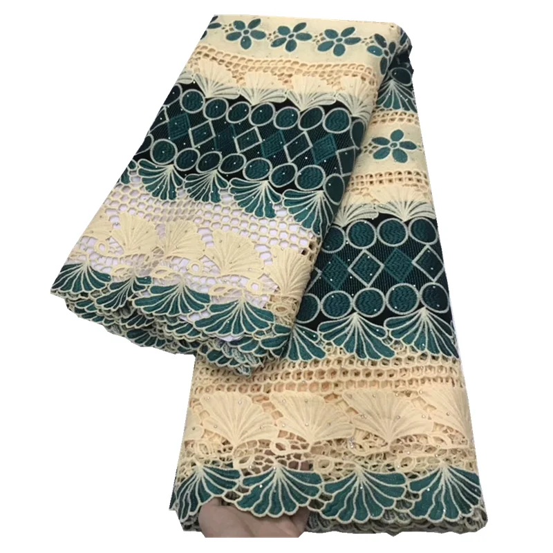 

Новейшая африканская гипюровая кружевная вышивка, французская африканская сетчатая вуаль, кружевная ткань высокого качества, нигерийская ...