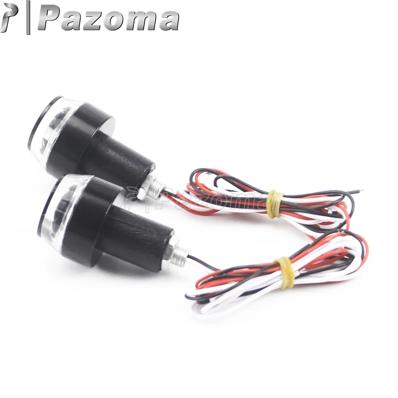 2 шт. универсальные Светодиодные поворотники на руль мотоцикла 22 мм | Автомобили и