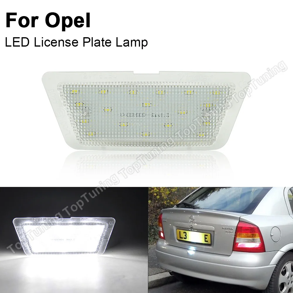 

1PC 12V LED License Plate Lamp For Opel Astra G 1998 1999 2000 2001 2002 2003 2004 Hatch Saloon Car Number Plate Light