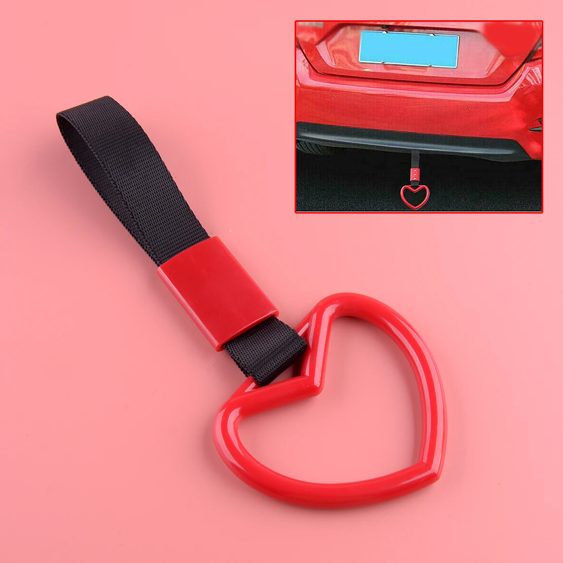 

Красное кольцо в форме сердца, поезда, автобуса, автомобиля, универсальная ручка для дрифта