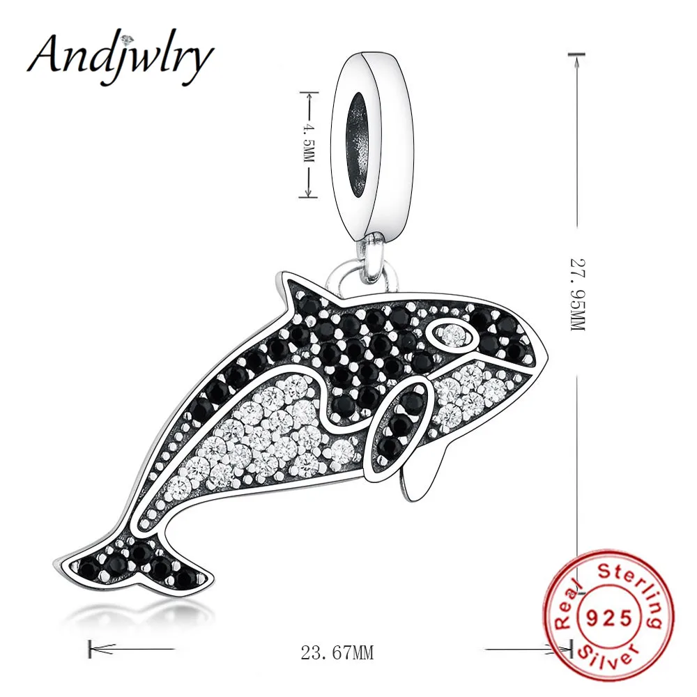 

Fit Original Pandora Charms Bracelet Real 925 Sterling Silver Cyprinoid Fish Dangle Charms Beads For Making DIY Jewelry Berloque