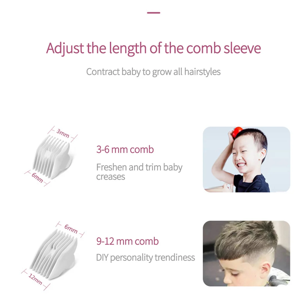 

Baby Hair Suction Hair Clipper Baby Child Rechargeable Electric Clipper Waterproof Silent Household Electric Quiet Trimmer