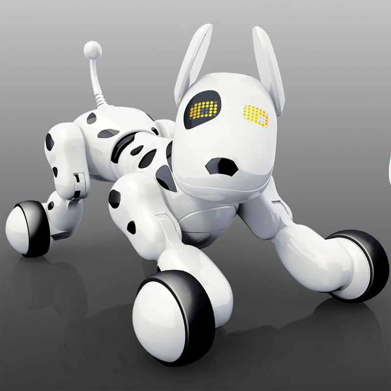 

Умная собака-робот, интеллектуальные роботы для обучения, умный пульт дистанционного управления, домашние собаки, пение и танцы, радиоуправ...