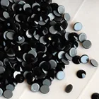 Ss6, ss10,ss16,ss20,ss30 черный струйный цвет DMC с помощью утюга Стразыгорячей фиксации Кристалл Стразы s шитье стразами тканевые камни для одежды