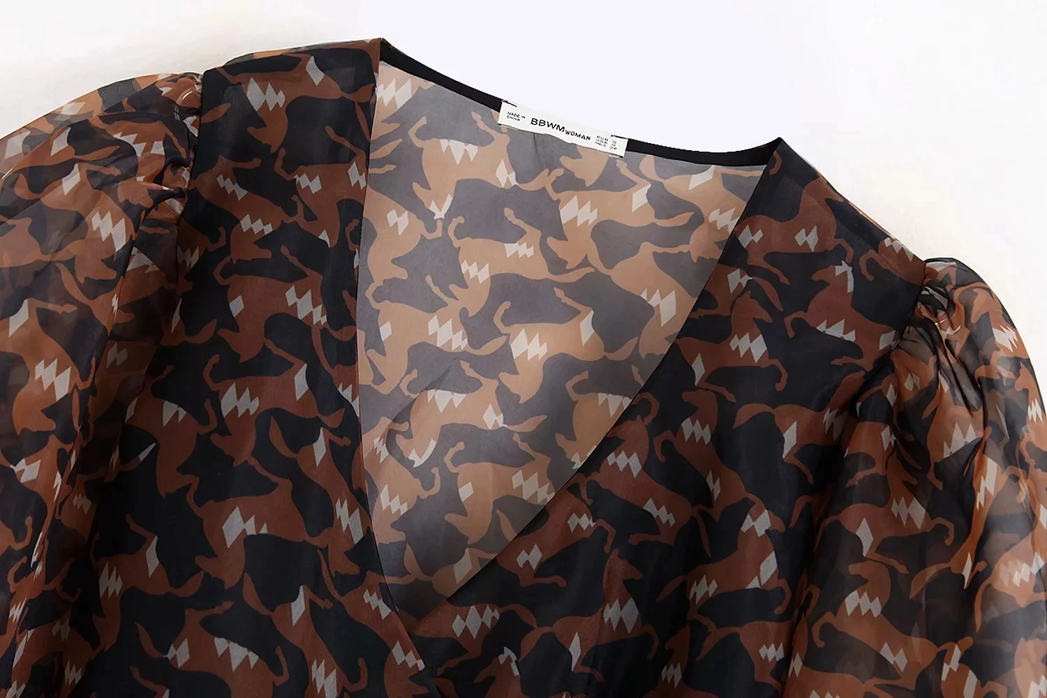 Новые женские топы и блузки 2019 V Шея фонарь рукав тонкие рубашки zora blusas мода шик za