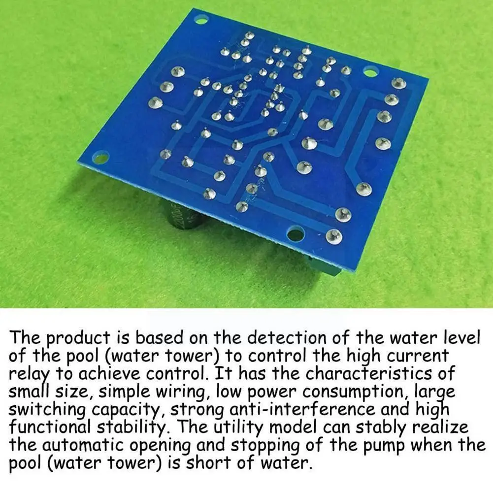 

9v-12v Liquid Water Level Controller Sensor Automatic Control Pumping Board Water Level Water Drainage Circuit Detection Pu H9d5