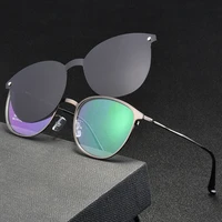 logorela s94002 men women polarized optical magnetic sunglasses magnet clip on sunglasses polaroid clip on sun glasses frame
