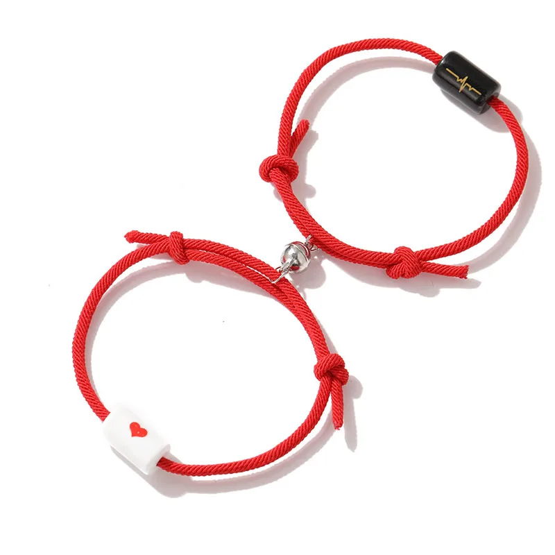 

2 шт., магнитный браслет из нержавеющей стали