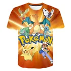 2021 летняя футболка для мальчиков и девочек с 3D эльфом, модная футболка в стиле Харадзюку, забавная Повседневная футболка с коротким рукавом и принтом