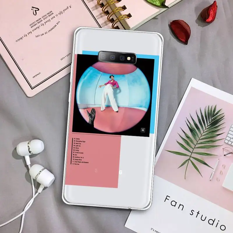 

Harry Styles love on Tour 2020 Phone Case Transparent For Samsung Galaxy S A 5 7 8 9 2015 20 edge plus 10 e lite 2019