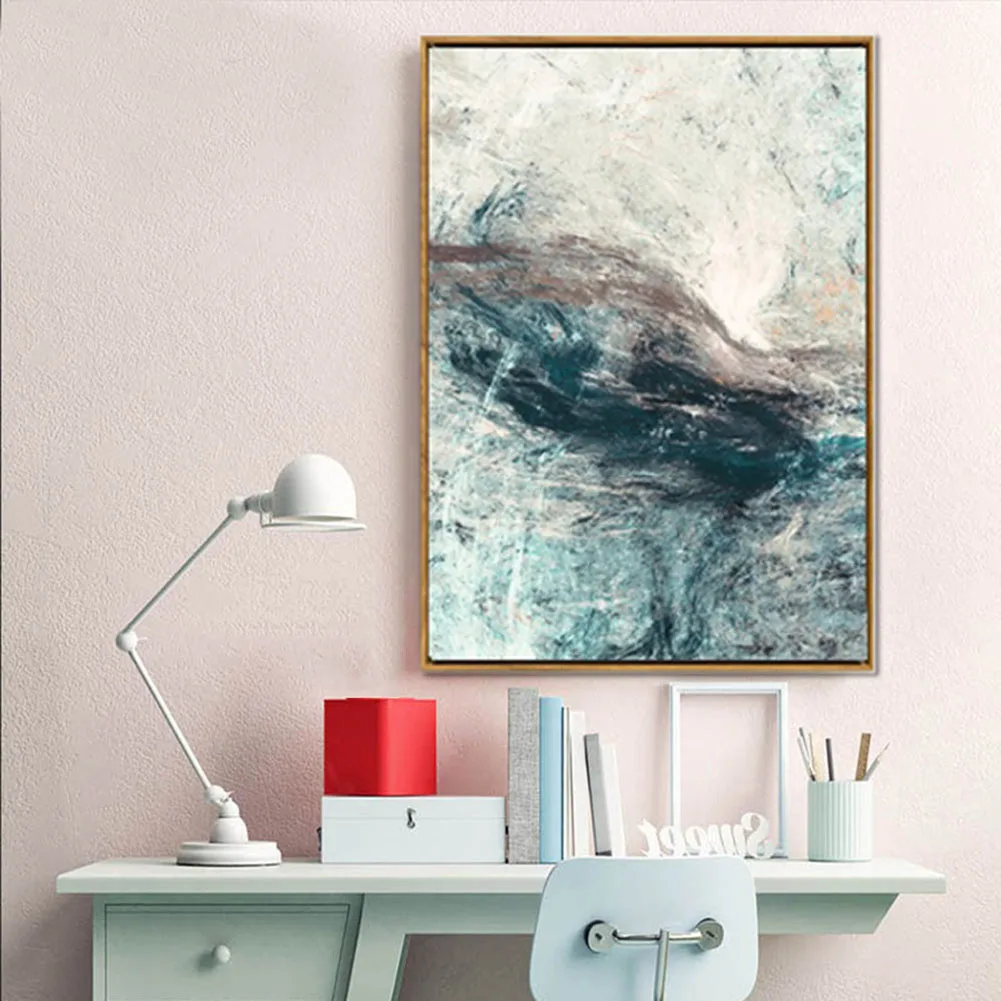 Без рамы абстрактная картина холст гостиная спальня постер настенное украшение