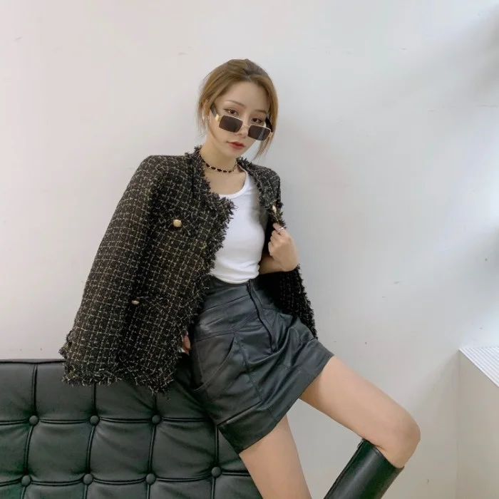 Стильный шикарный кардиган Женский Топ осень 2021 модная короткая куртка Rac |