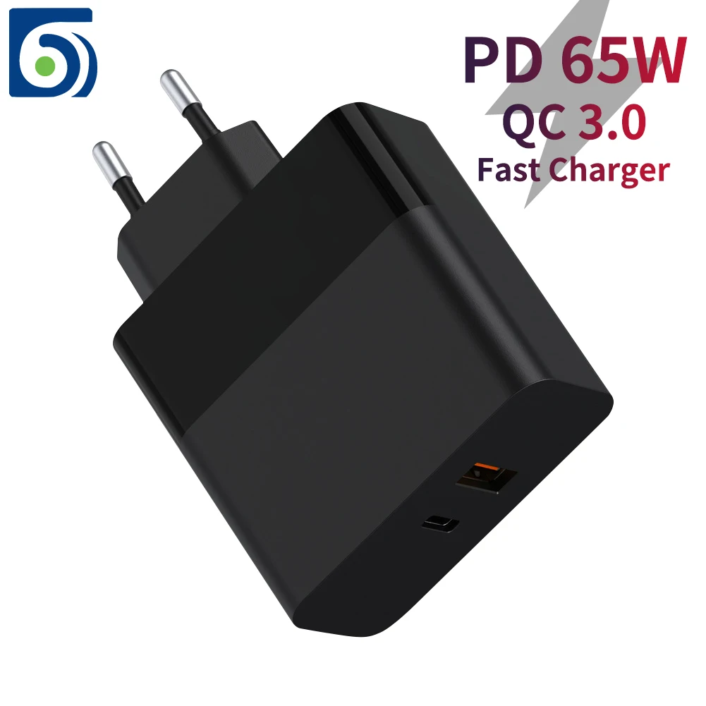 адаптер питания byscoon pd65w type c зарядно