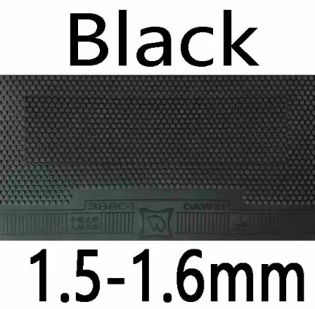 Dawei 388C-1 388C 1 средний pips-out Настольный теннис pingpong Резина с губкой - Цвет: black  1.5-1.6mm