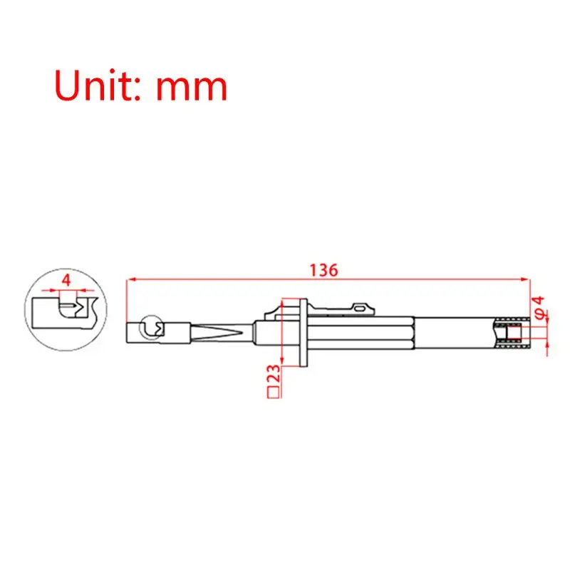 

1Pc Safety Test Clip Insulation Piercing Probes or Car Circuit Detection Tool