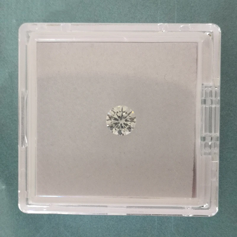 Цветной лабораторный Выращенный алмаз BOEYCJR 0.445ct HPHT VS2 Круглый бриллиантовый вырез