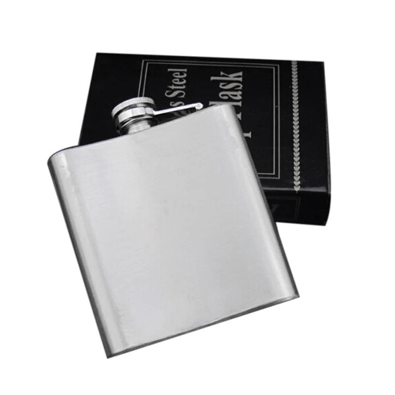Нержавеющая Сталь Вино хип фляги Виски Карманный мини бутылка воды алкогольный