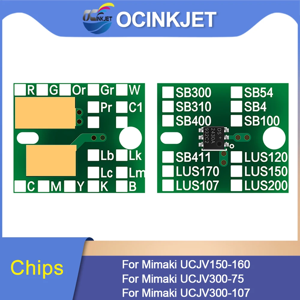 

Ink Cartridge Chips One Time Use Chips For Mimaki LUS170 For Mimaki UCJV150-160 For Mimaki UCJV300-75 UCJV300-107 UCJV300-130
