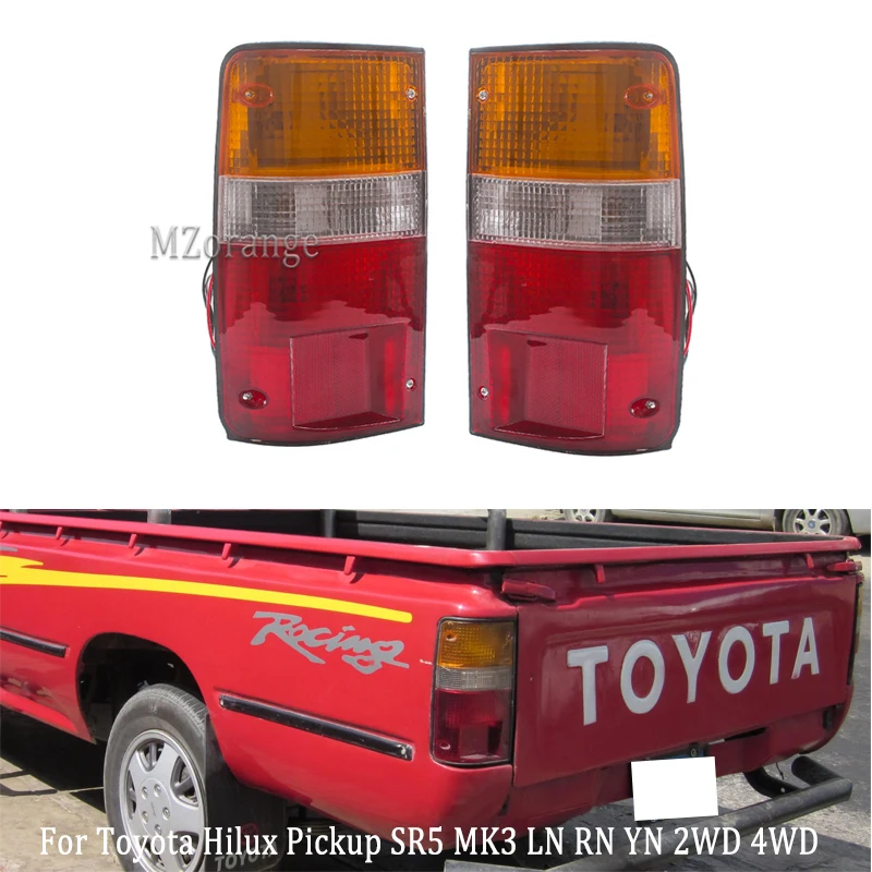 MZORANGE для Toyota Hilux Pickup SR5 MK3 LN RN YN 2WD 4WD хвост светильник задний стоп-сигнал заднего фонаря светильник 1989-90 1991 1992 1993 1994 1995