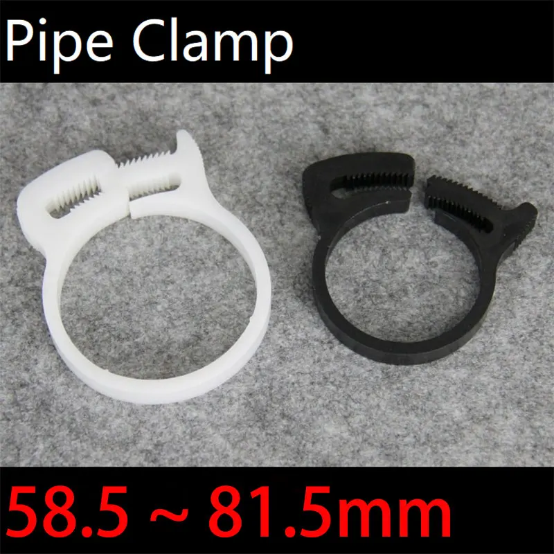 

5pcs Hose Clamp 58.5~81.5 mm Plastic Line Water Pipe Strong Clip Spring Hoops Fuel Air Tube Fitting Fastener Fixed Tool