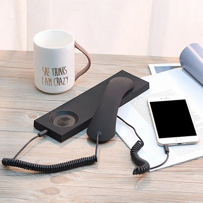 Модный ретро телефон 3 0 микрофон классический сотовый приемник для мобильного