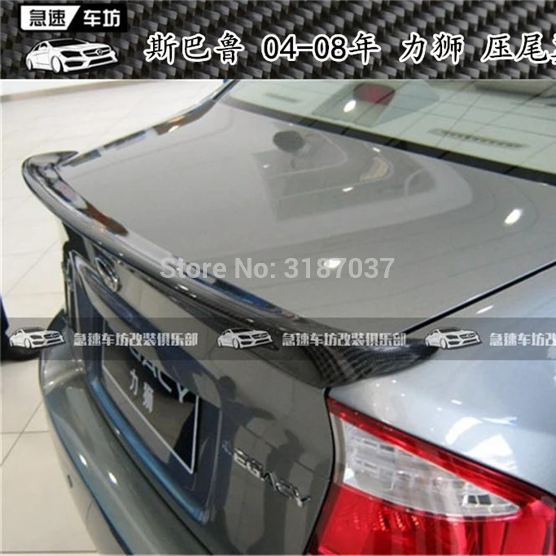 Спойлер для Subaru Legacy спойлер 2004 2005 2006 2007 2008 из углеродного волокна задний на крыло