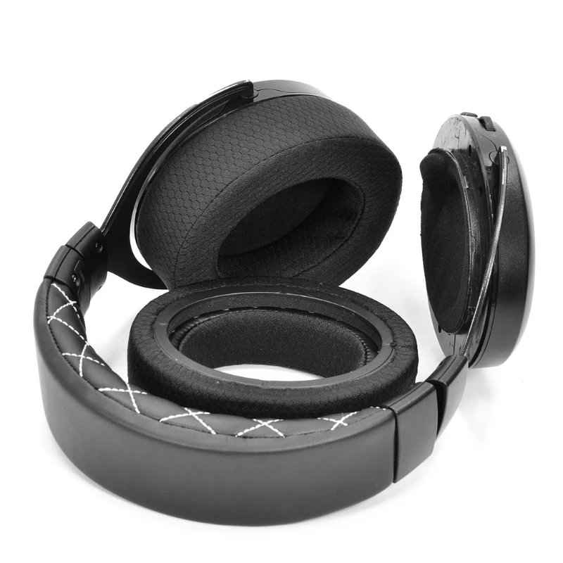 

90mm Soft Mesh Ear Pads Foam Cushions Compatible with Corsair HS50 Pro HS60 Pro HS70 Pro Headset Earphone Lightweight