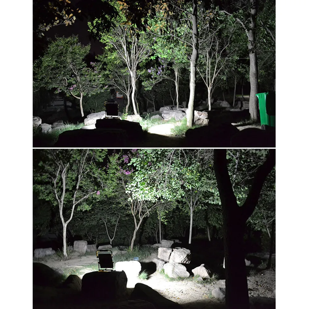 Мощный светодиодный портативный фонарь 100 Вт ночной Светильник для строительной