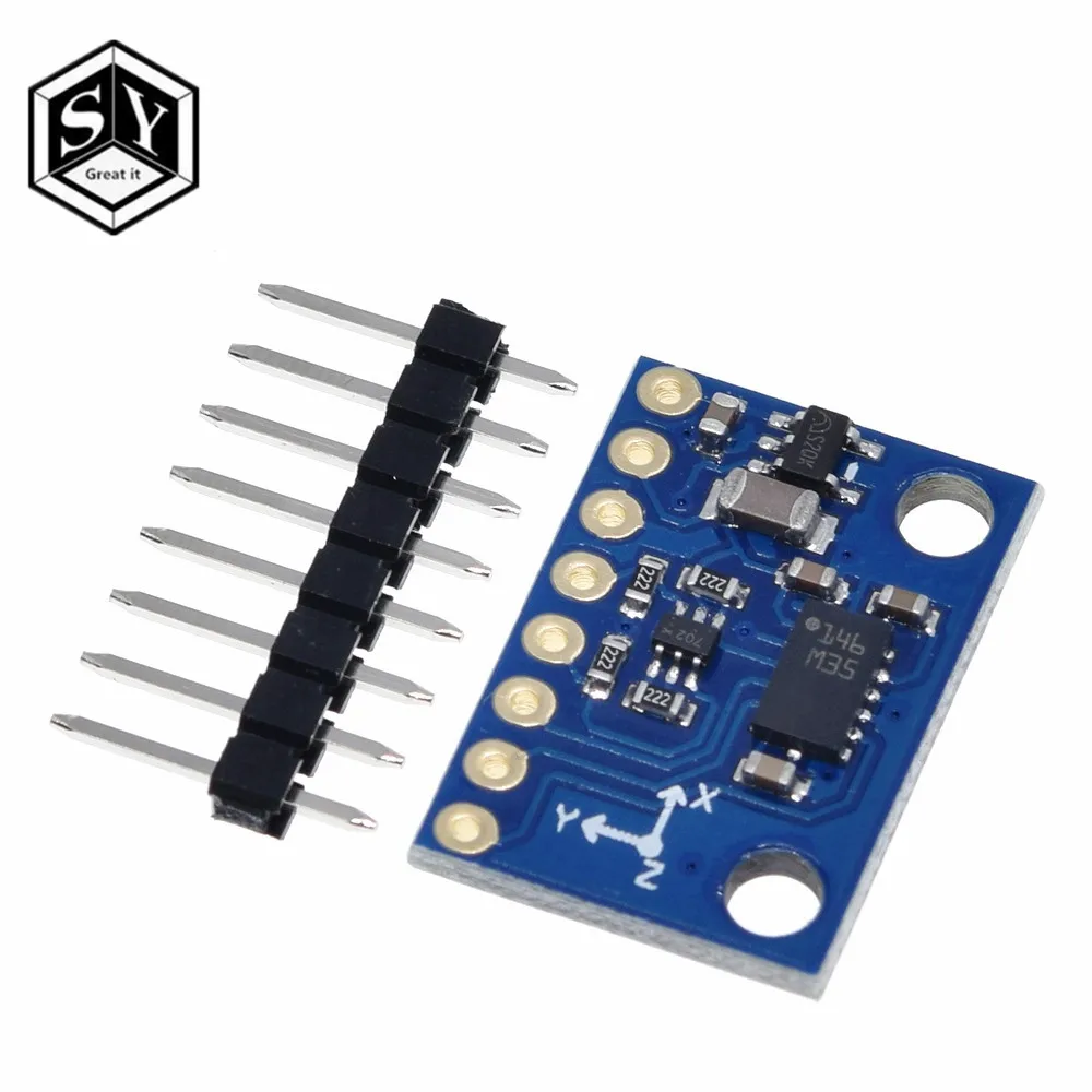3 оси акселерометра и магнитометра 1 шт. | Электронные компоненты принадлежности