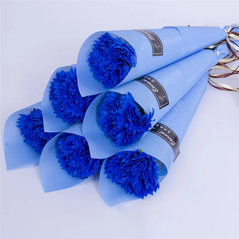 1 шт. Искусственный цветок розы мыло букет цветов разноцветные свадебные