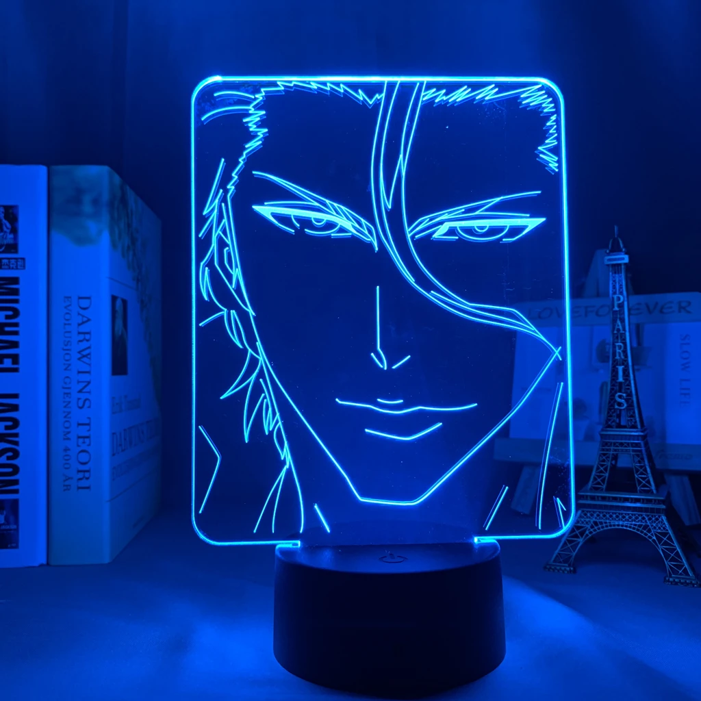 3d лампа Аниме Bleach сосукэ Ичиго для Спальня украшение ночной Светильник классный