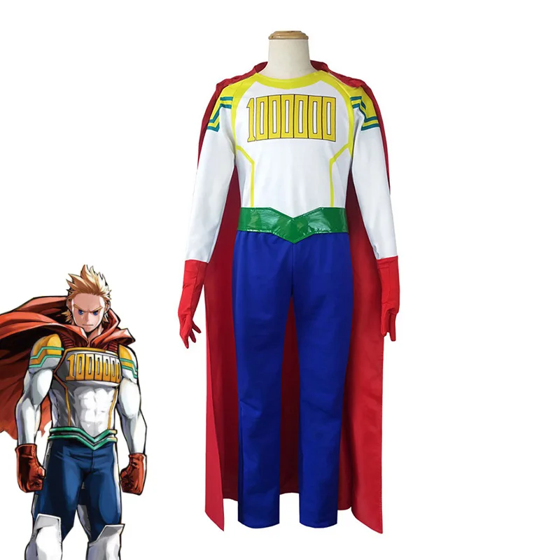 Аниме Мой Boku no Hero Academy Косплей Million cosplay Costume Lemillion Mirio Togata костюм Плащ Хэллоуин