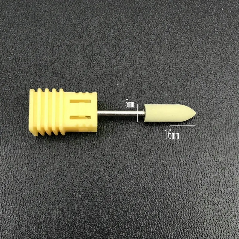 1 шт. футболка с длинными пуля голова Фрезер для ногтей сверлильный силиконовый