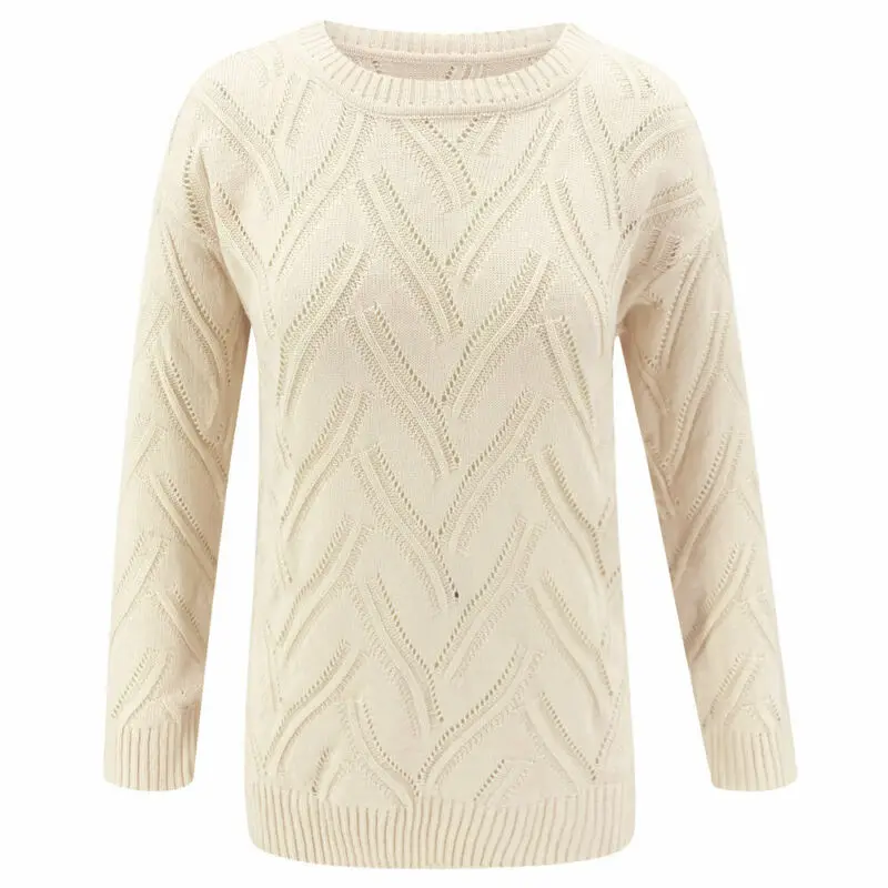 

Women Long Sleeve Kintted Loose Winter Warm Sweater Casual Jumper Pullover Tops