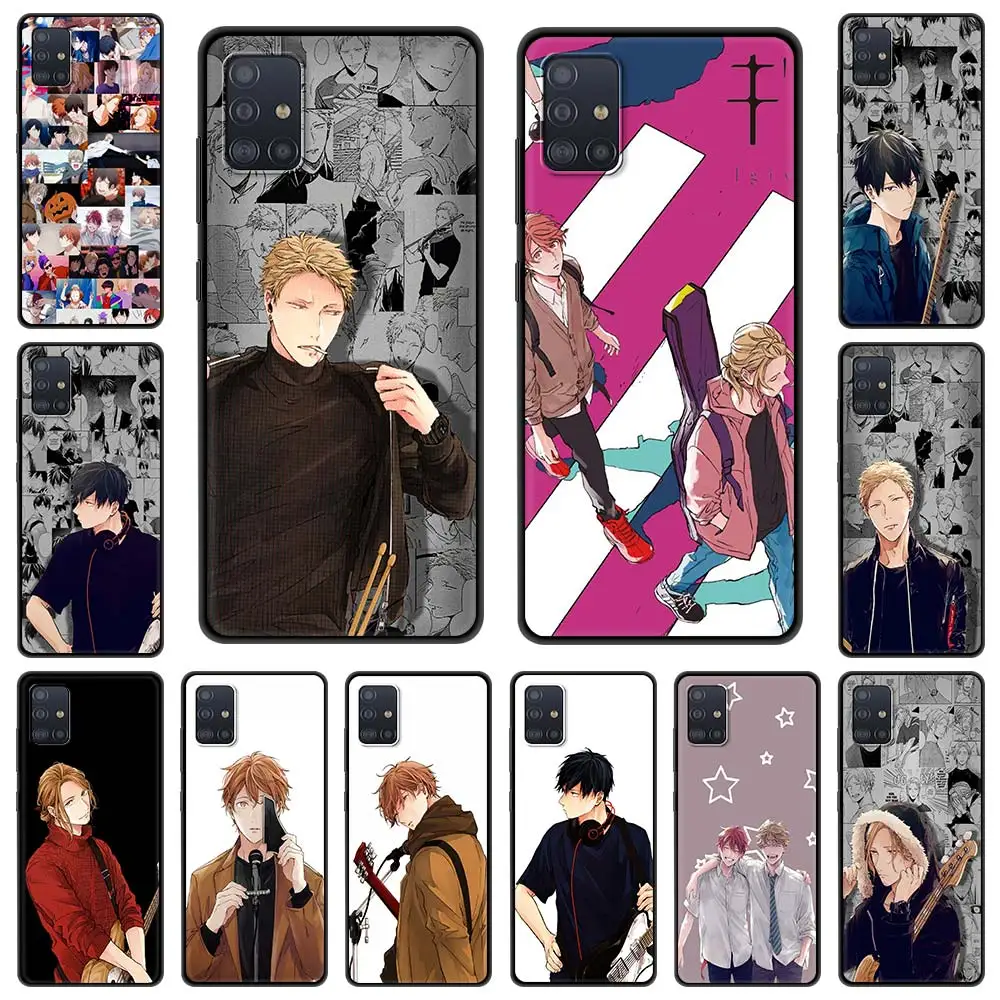 

Given Mafuyu Japan Anime Phone Case for Samsung Galaxy A51 A71 A21S A12 A11 A31 A52 A41 A32 5G A72 A01 Soft Silicone Black Cover