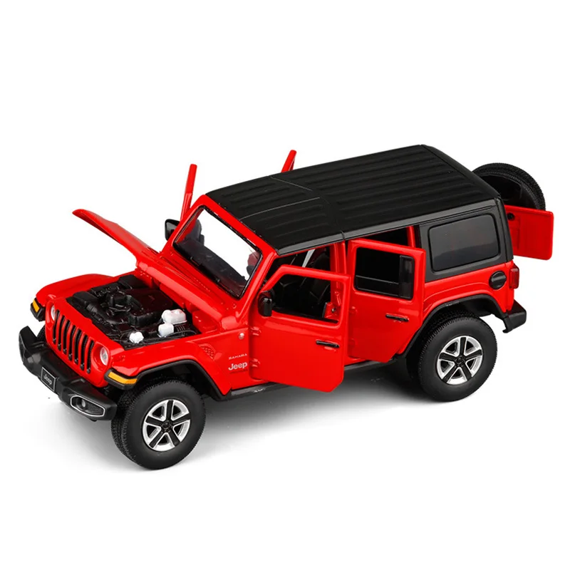 1/32 2020 Sahara модель игрушечный автомобиль сплав литой поворот руля амортизирующий