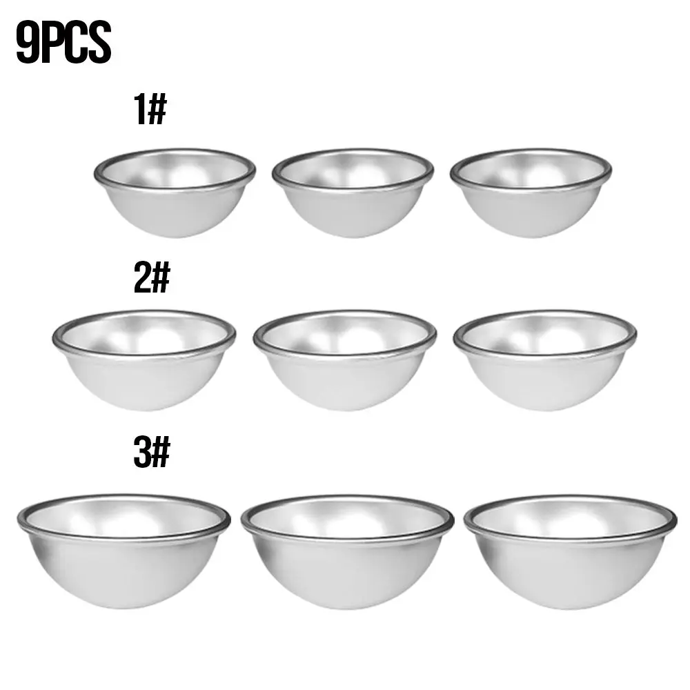 

4X Crafting Aluminum Alloy Handmade Bath Bomb Mold Cake Fizzy Sea Shell Shape DIY Craft Molds Accessories